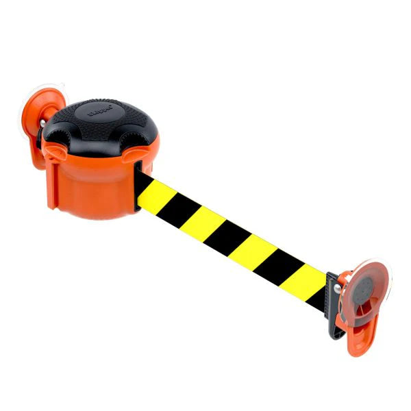 XS 9m Glass-Fixing Retractable Safety Barrier Kit (KIT09) – Premium Wall-Mounted Crowd Control & Access Restriction