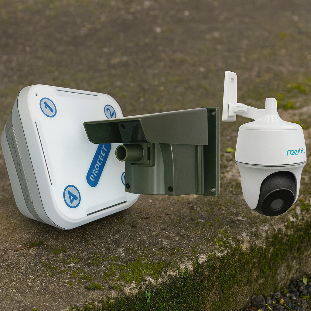 Driveway Alert & Battery Wi-Fi Pan & Tilt Camera Home Kit