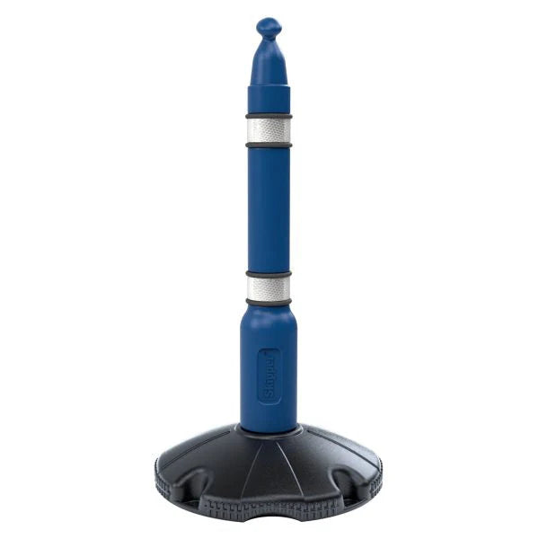 Retractable Barrier Post & Base System – Heavy-Duty 9m Tape for Crowd Control, Events, Construction & Public Safety