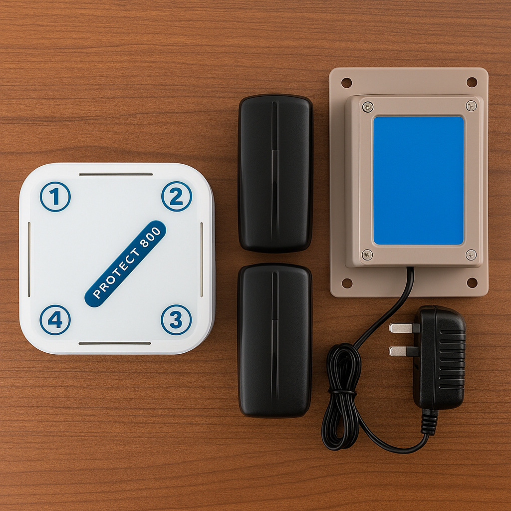 Protect-800 Long-Range Wireless Photocell Alert Kit – 800 m Range with Indoor Chime