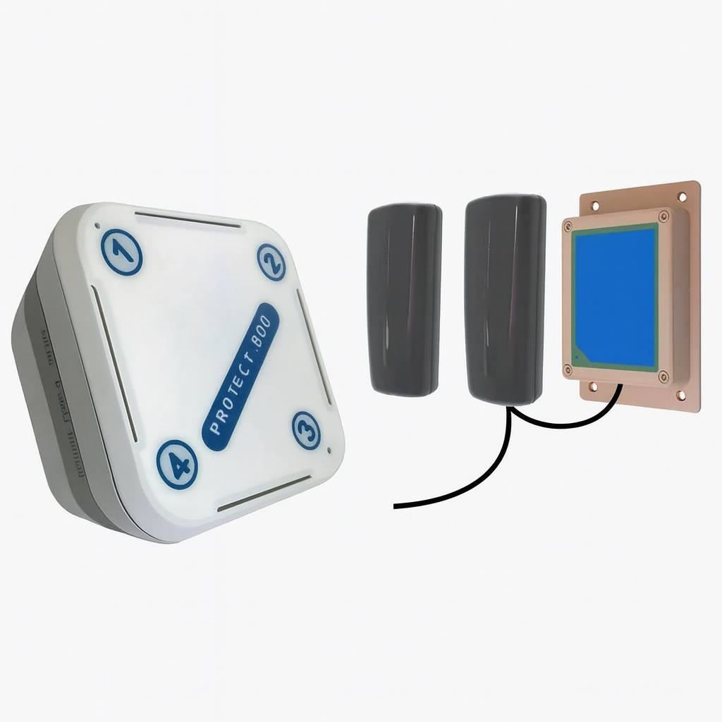 Protect-800 Long-Range Wireless Photocell Alert Kit – 800 m Range with Indoor Chime