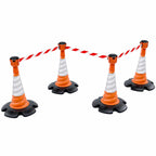Heavy-Duty Road Cone – 750mm – Wind-Deflecting Design with High-Visibility Reflective Sleeve for Traffic, Events & Safety Zones