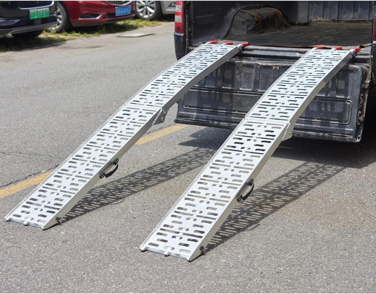Heavy-Duty Loading Ramp with Dual Support Bars – 2200mm x 285mm | Maximum Stability & Strength
