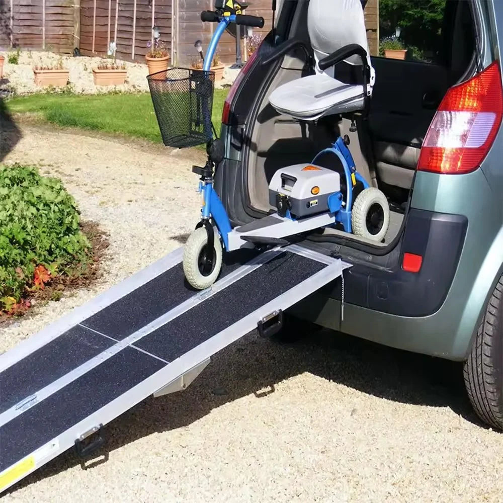 Heavy-Duty Multi-Fold Wheelchair Ramp (4ft – 10ft) | Safe & Easy Vehicle Access