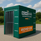 Echo Barrier CS Compact Cutting Station – Portable Acoustic Enclosure | 40dB Noise Reduction | Fire-Resistant