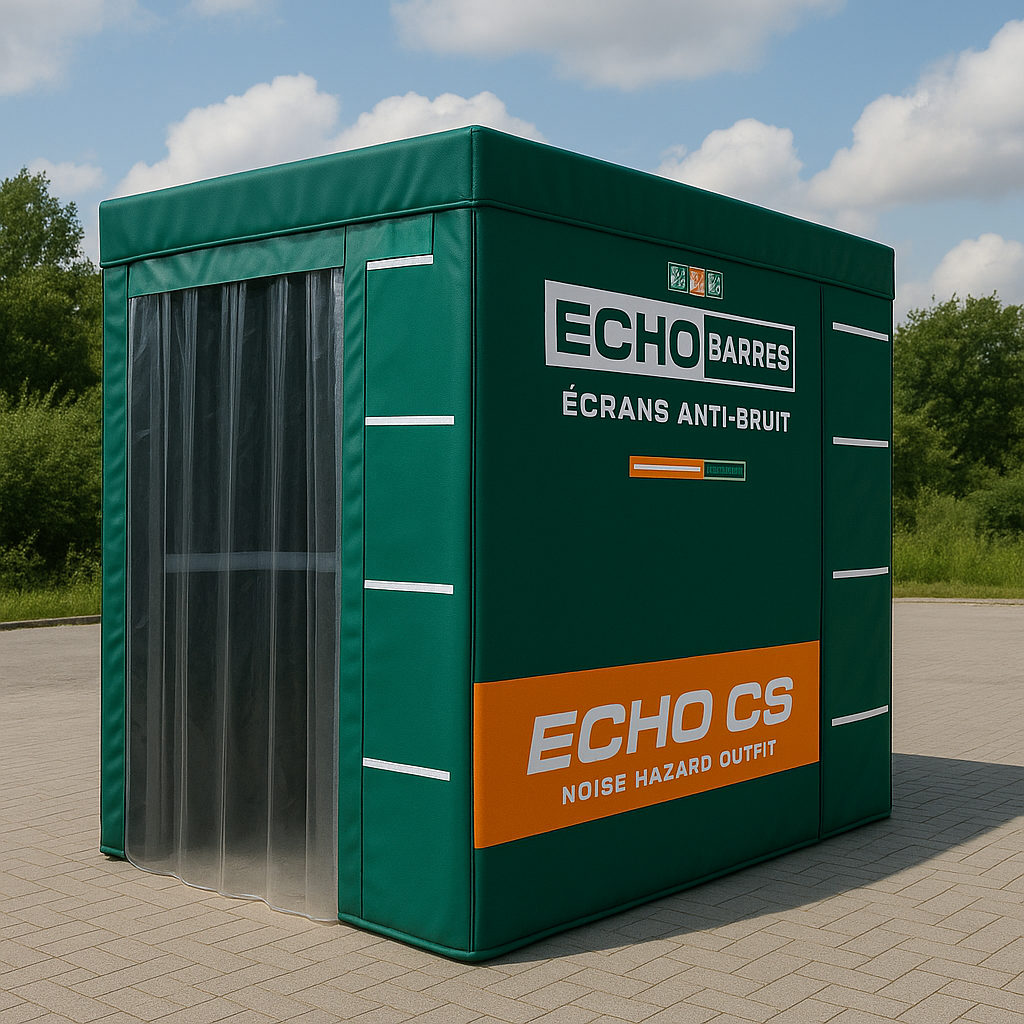 Echo Barrier CS Compact Cutting Station – Portable Acoustic Enclosure | 40dB Noise Reduction | Fire-Resistant