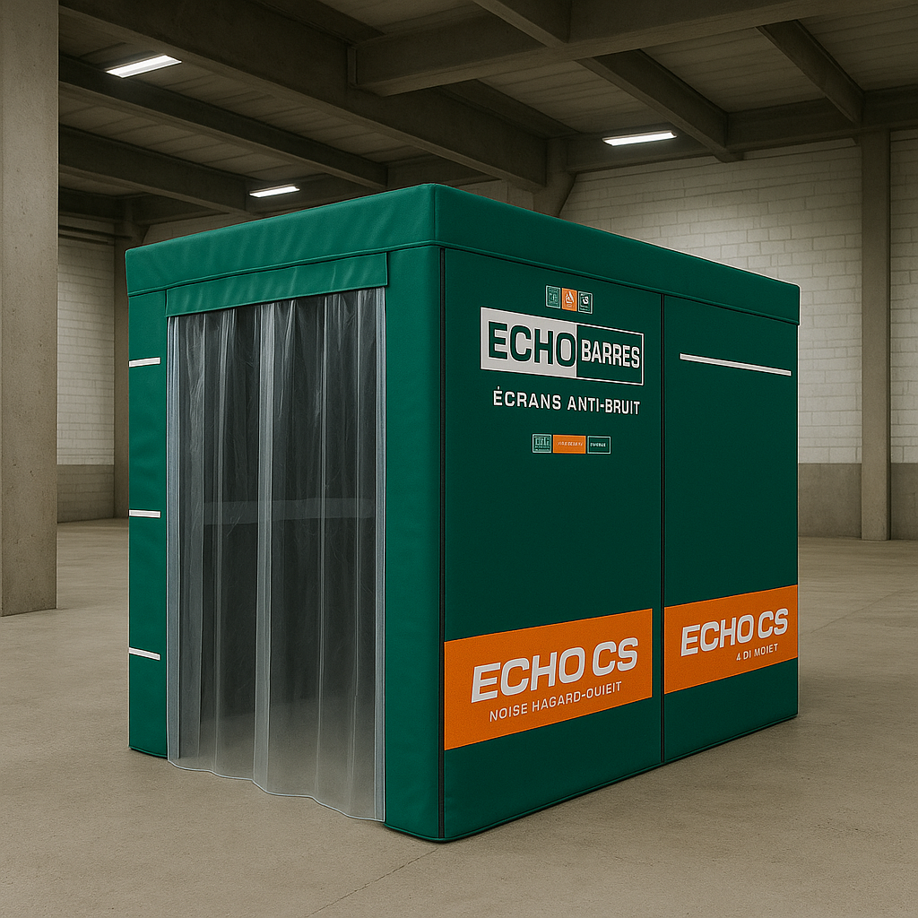 Echo Barrier CS Compact Cutting Station – Portable Acoustic Enclosure | 40dB Noise Reduction | Fire-Resistant