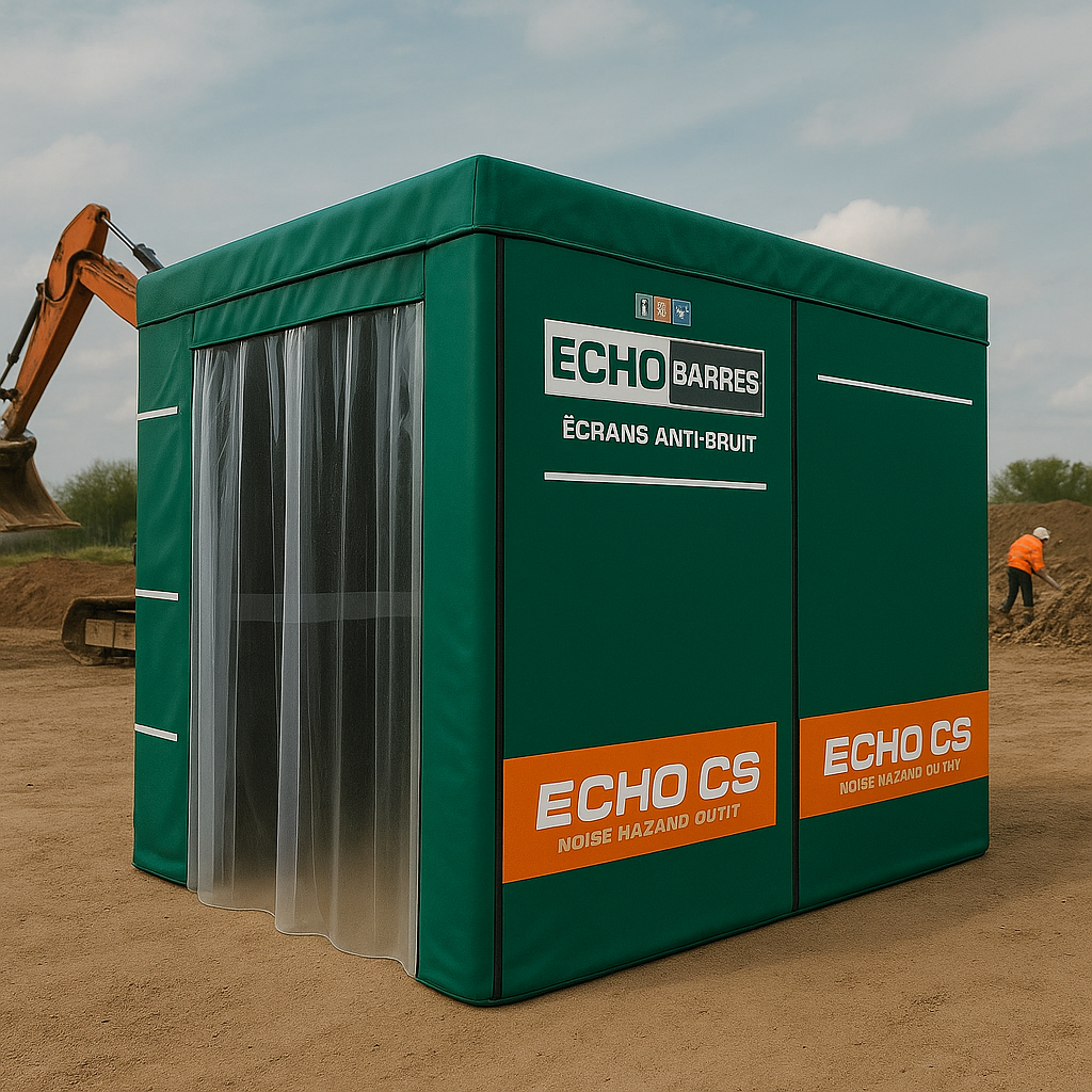 Echo Barrier CS Compact Cutting Station – Portable Acoustic Enclosure | 40dB Noise Reduction | Fire-Resistant