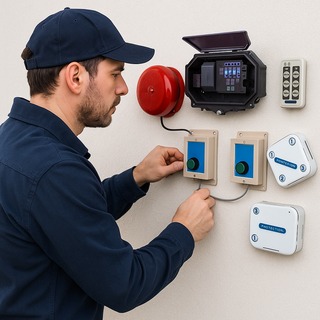 Protect-800 Twin Wireless Commercial Door Bell Kit