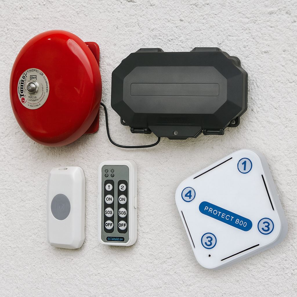 Two-Entrance Wireless Commercial Doorbell Kit
