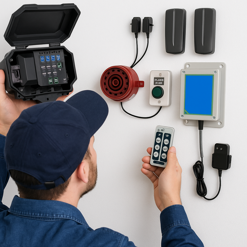 Protect 800 Photo Cell Wireless Adjustable Siren Kit