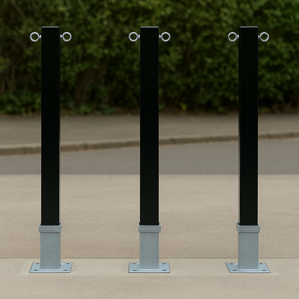 Removable Security Post Chain Kit – Black
