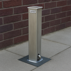 100mm Telescopic Galvanised Security Post – Heavy-Duty Driveway Bollard with Anti-Theft Lock