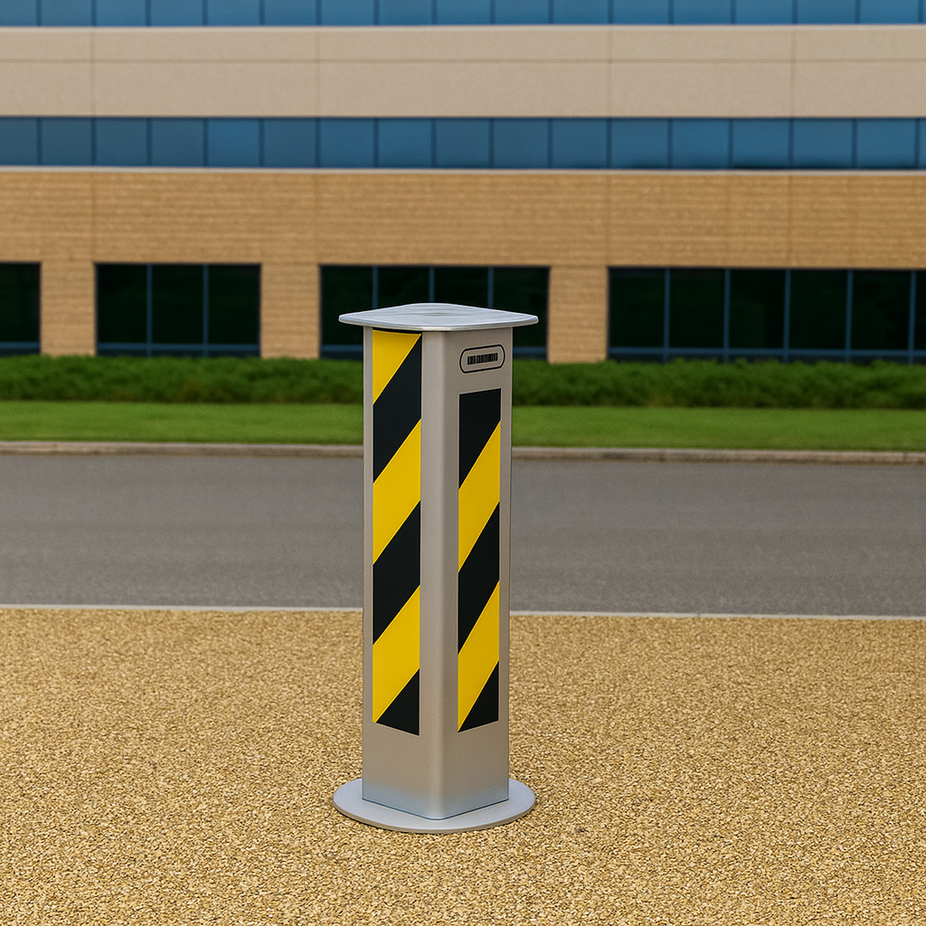 120mm Anti-Ram Telescopic Security Post – Heavy-Duty Retractable Bollard for Vehicle Protection & Access Control