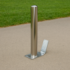 High-Security Stainless Steel Telescopic Post – Retractable Bollard with Weather-Resistant Cap