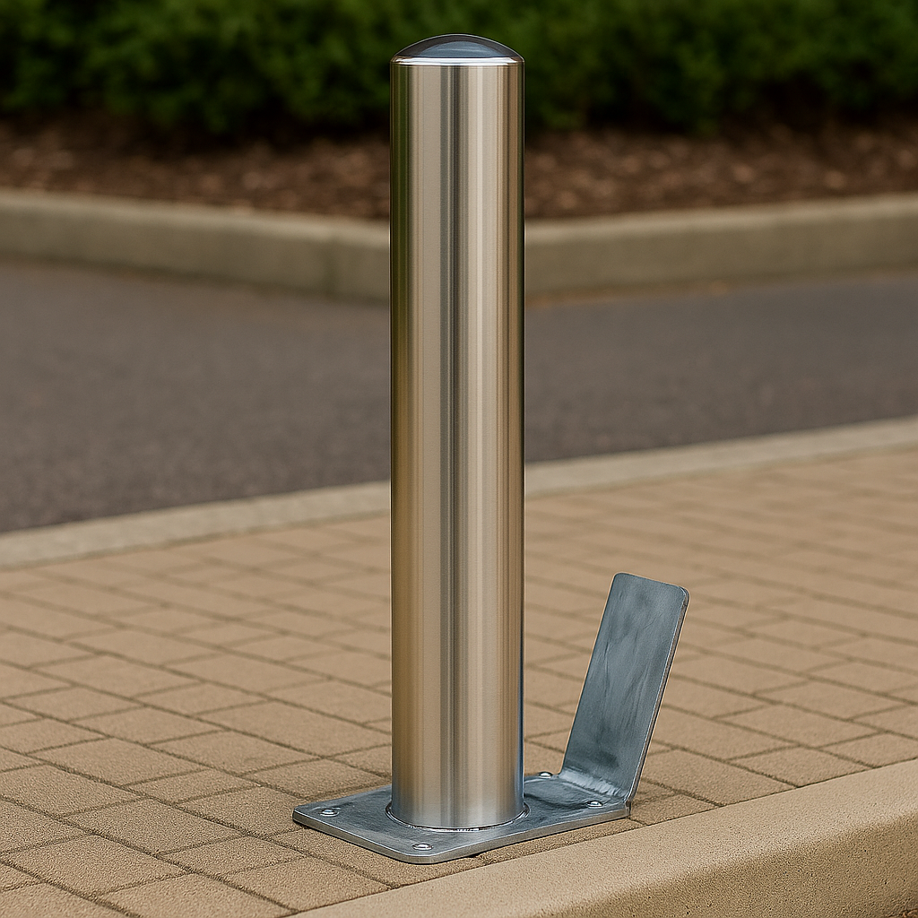 High-Security Stainless Steel Telescopic Post – Retractable Bollard with Weather-Resistant Cap
