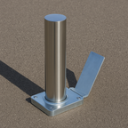 Stainless Steel Retractable Bollard – Premium Telescopic Driveway Security Post