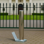 Stainless Steel Retractable Bollard – Premium Telescopic Driveway Security Post