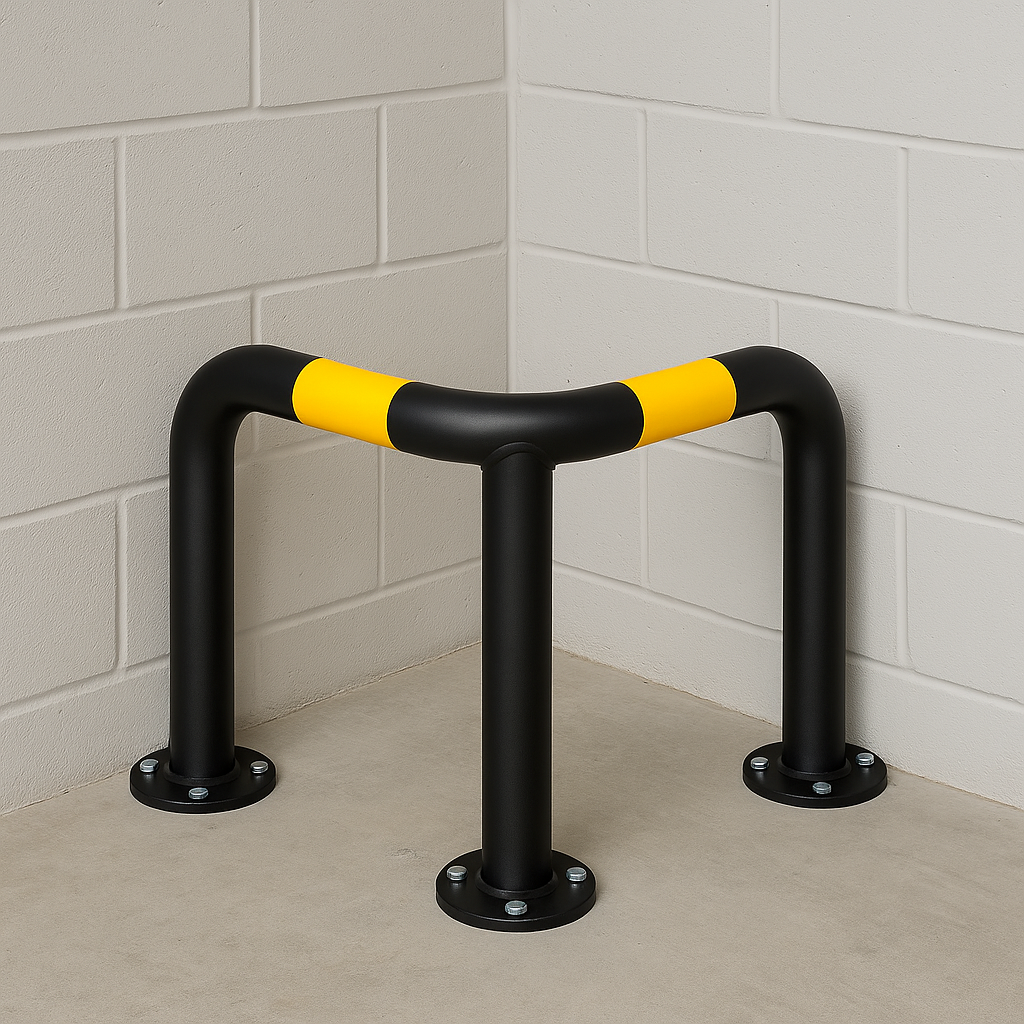 Barriguard Corner Protection Hoop | Heavy-Duty Impact Barrier for Warehouse & Vehicle Safety