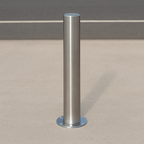 Premium Stainless Steel Round Bollard (48mm–204mm) – 1000mm Height | Fixed Access & Traffic Control Solution