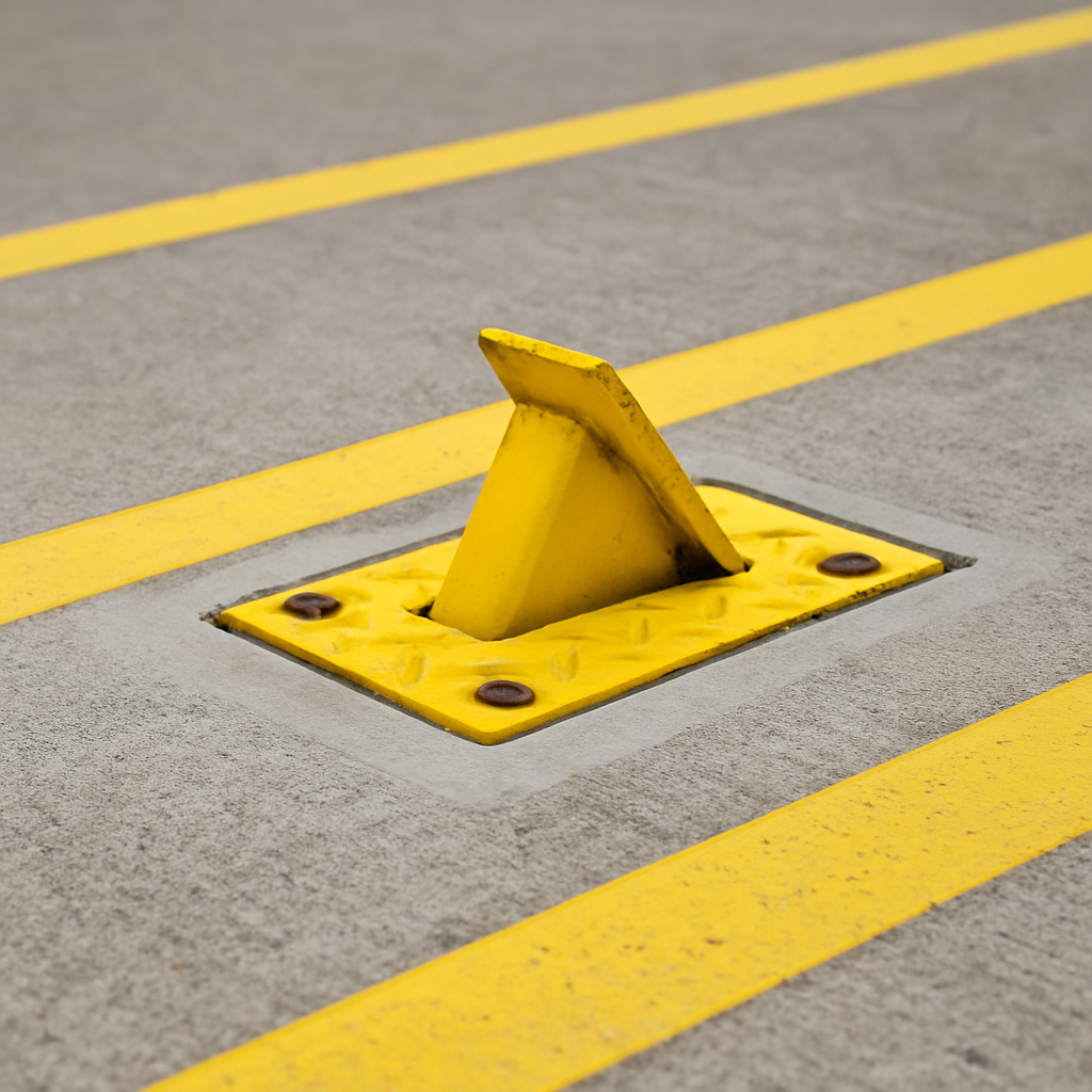 Concrete-In One Way Flow Plate | Directional Traffic Control for Roads & Car Parks