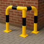 Heavy-Duty High-Visibility Corner Protection Hoop – Safety Guard for Vehicles & Warehouse Corners
