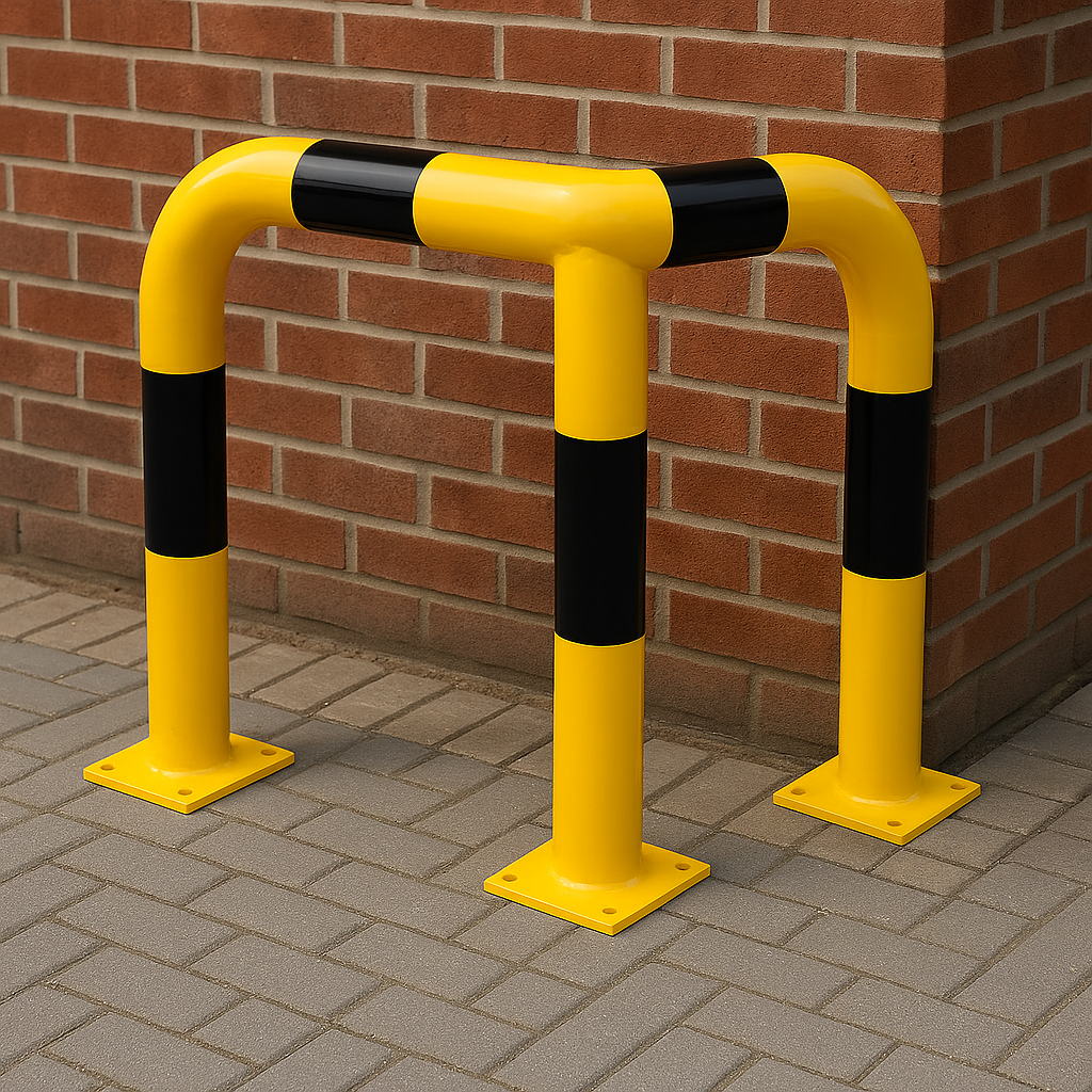 Heavy-Duty High-Visibility Corner Protection Hoop – Safety Guard for Vehicles & Warehouse Corners