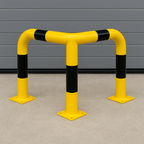 Heavy-Duty High-Visibility Corner Protection Hoop – Safety Guard for Vehicles & Warehouse Corners