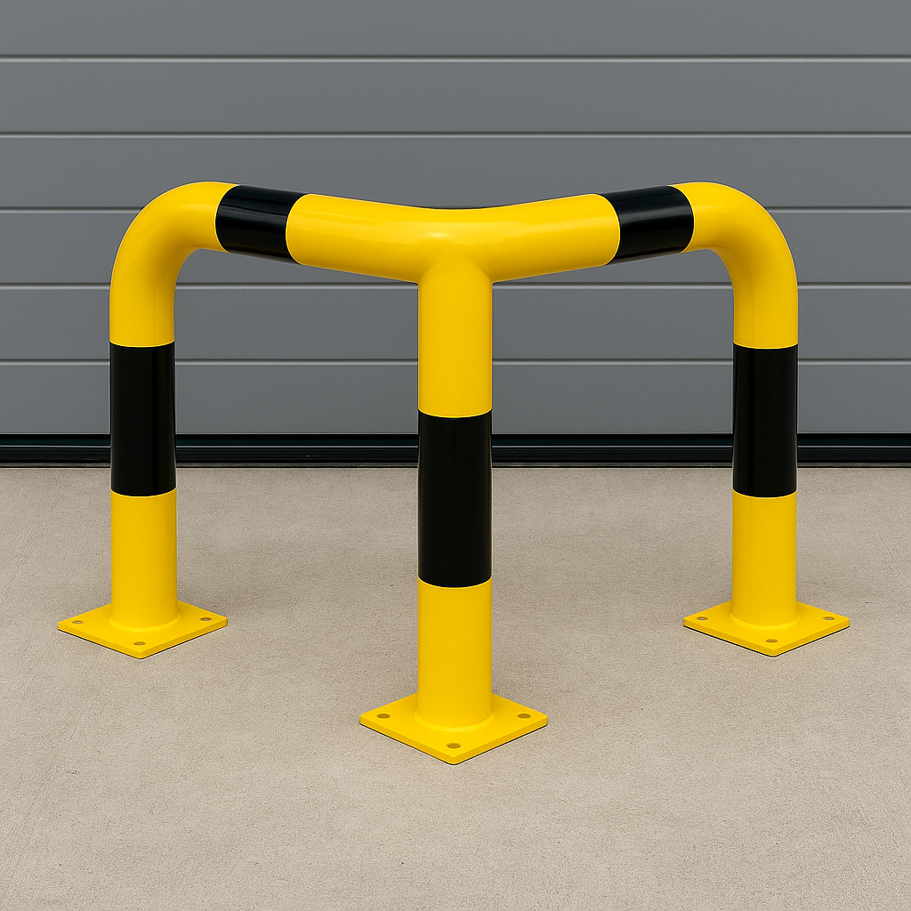 Heavy-Duty High-Visibility Corner Protection Hoop – Safety Guard for Vehicles & Warehouse Corners