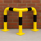 Heavy-Duty High-Visibility Corner Protection Hoop – Safety Guard for Vehicles & Warehouse Corners