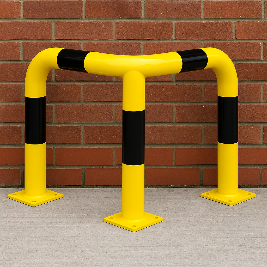Heavy-Duty High-Visibility Corner Protection Hoop – Safety Guard for Vehicles & Warehouse Corners