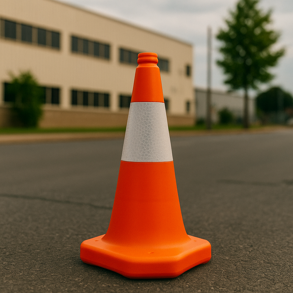 TC3 750 mm Traffic Cone – Sand-Filled Base & D2 Reflective Sleeve for Maximum Stability