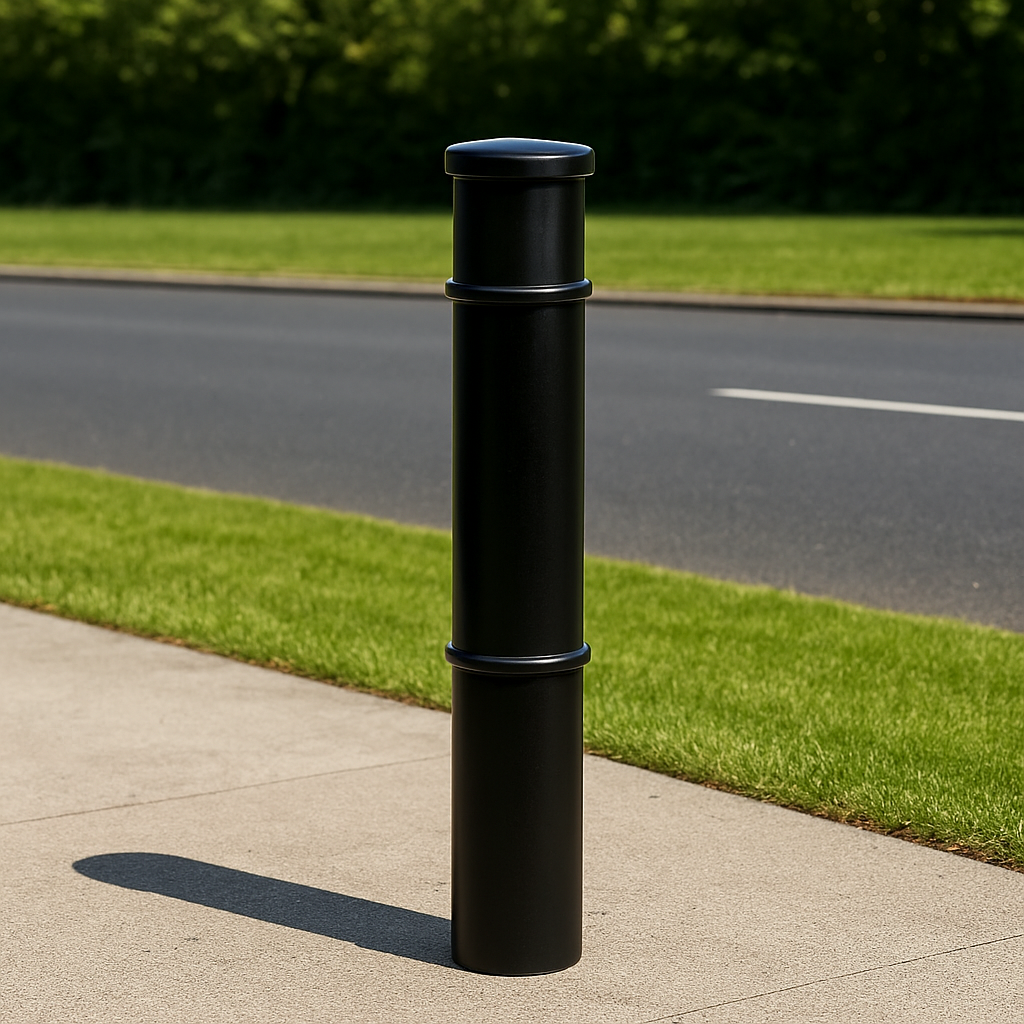 Elanora Accents Steel Bollard – 900mm Above Ground | Decorative Anti-Ram Barrier for Urban Safety & Property Protection