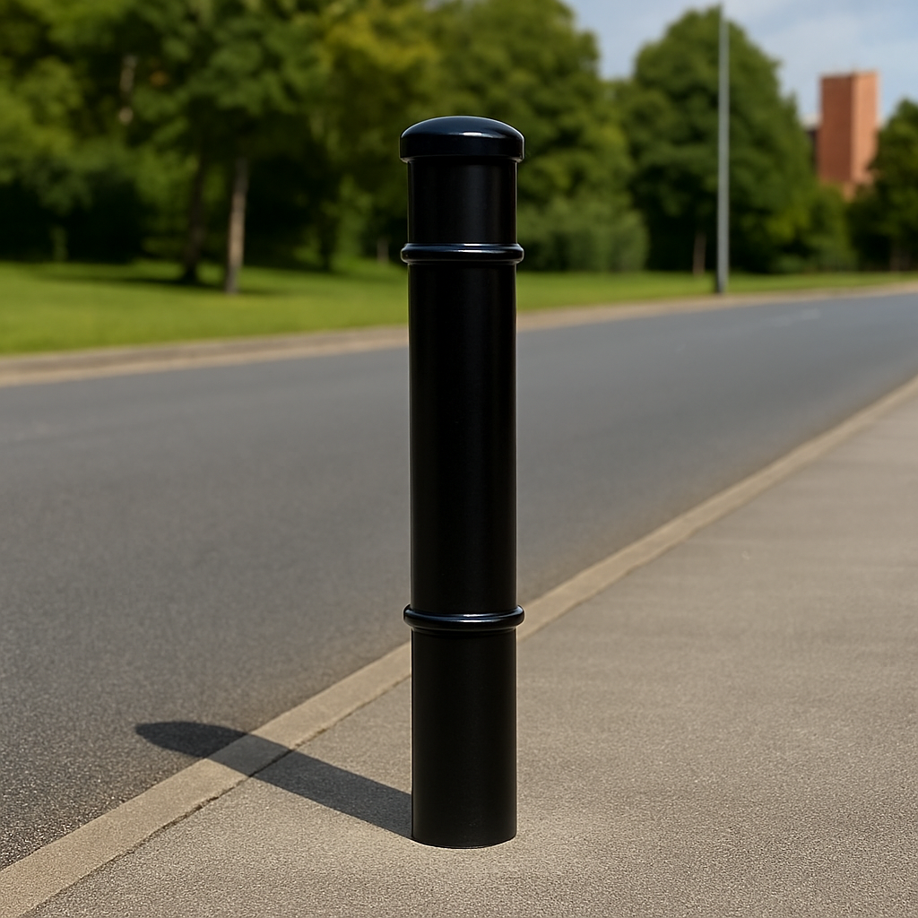 Elanora Accents Steel Bollard – 900mm Above Ground | Decorative Anti-Ram Barrier for Urban Safety & Property Protection