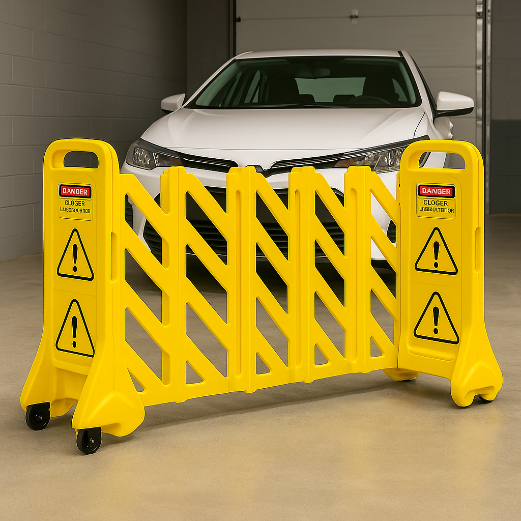 Instant Expandable Safety Barrier – Lightweight & Mobile