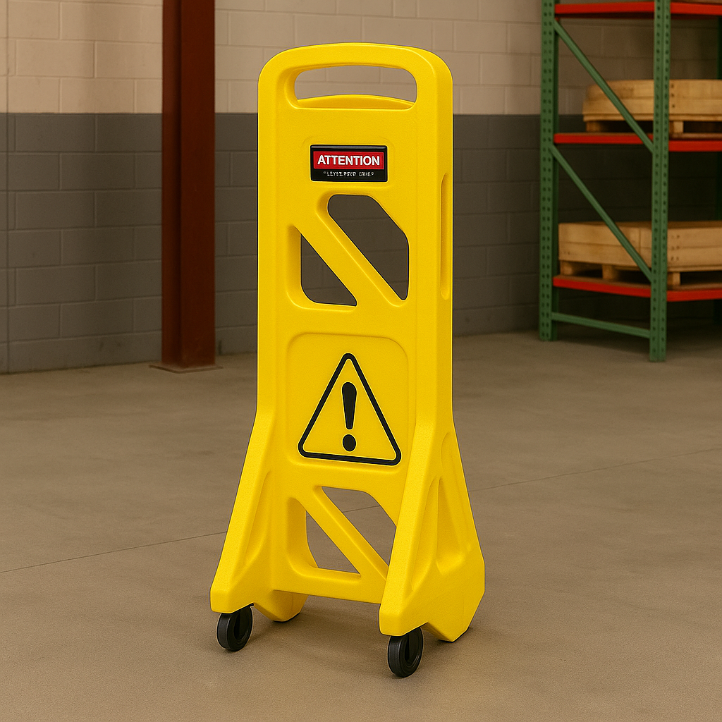 Instant Expandable Safety Barrier – Lightweight & Mobile