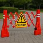 Extending PVC Safety Barrier – Lightweight, Stable & Quick to Deploy