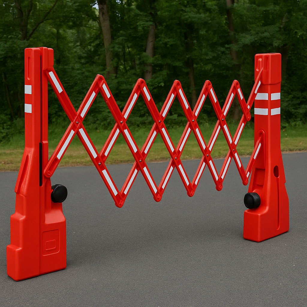Extending PVC Safety Barrier – Lightweight, Stable & Quick to Deploy