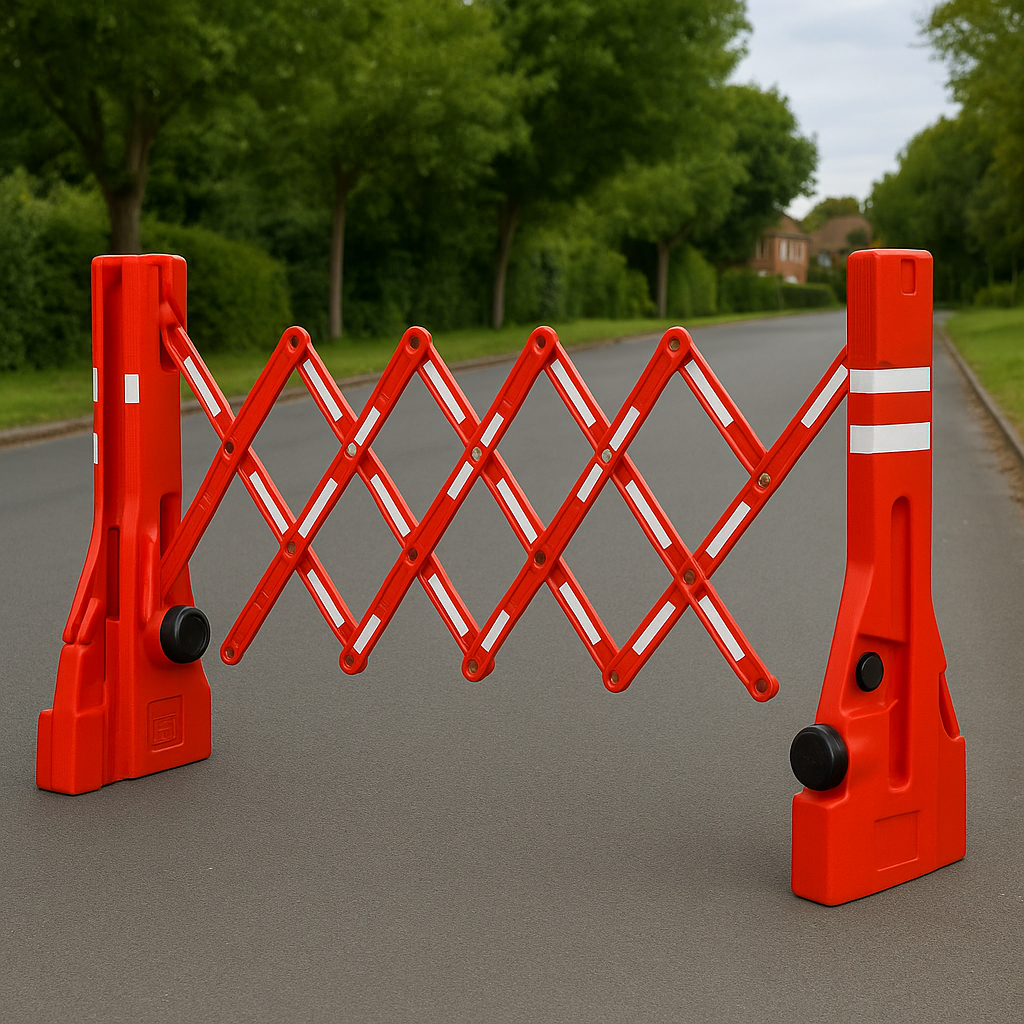 Extending PVC Safety Barrier – Lightweight, Stable & Quick to Deploy