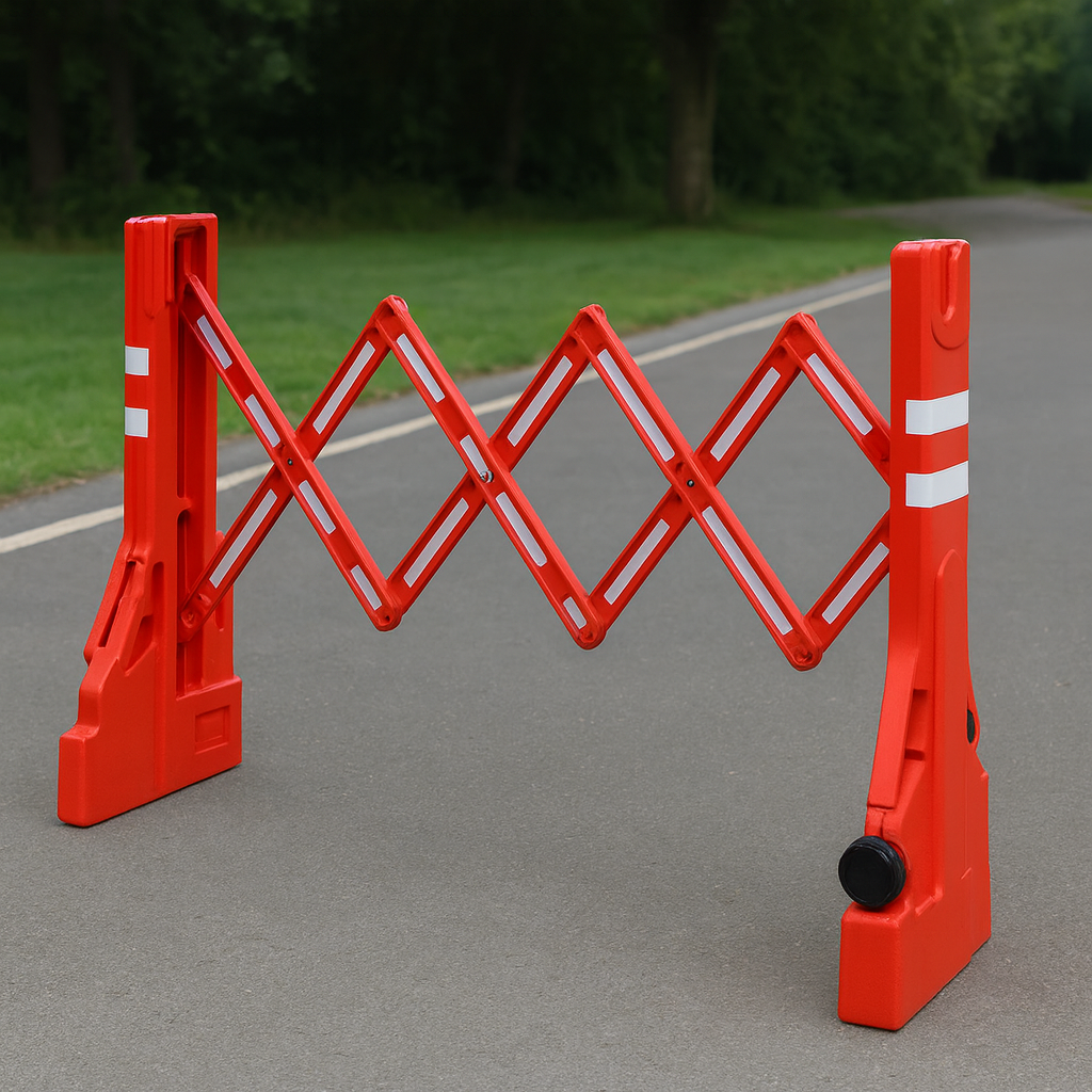 Extending PVC Safety Barrier – Lightweight, Stable & Quick to Deploy