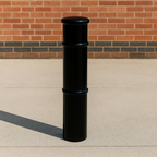 Ornamental Steel Bollard – 900mm Above Ground | Decorative Anti-Ram Security Post for Driveways, Retail & Public Spaces
