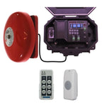 Protect-800 Wireless Commercial Bell Kit – Loud Bell with Fully Adjustable Duration
