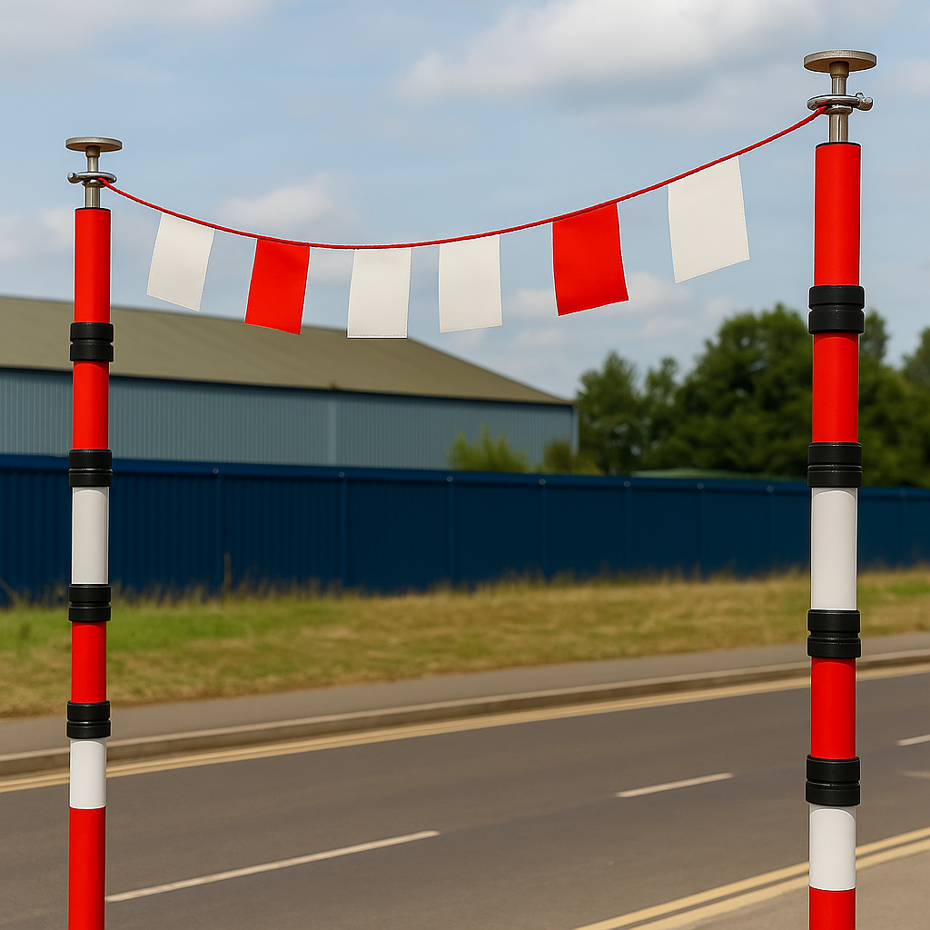 GS6 Telescopic Poles & Bunting – Height Safety Kit