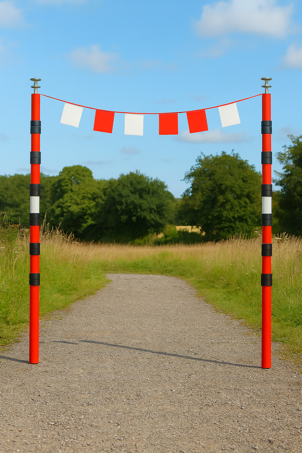 GS6 Telescopic Poles & Bunting – Height Safety Kit