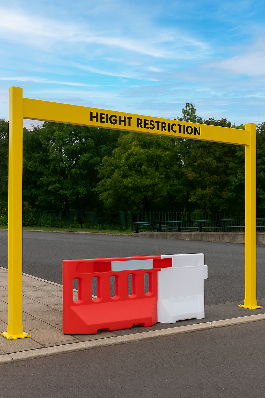 Heavy Duty Height Restriction Barrier (3–6 m Opening) – Secure Access Control
