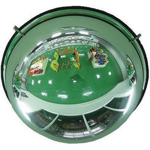 Industrial Hemispherical Mirror – 360° Safety Monitoring for Indoor Spaces
