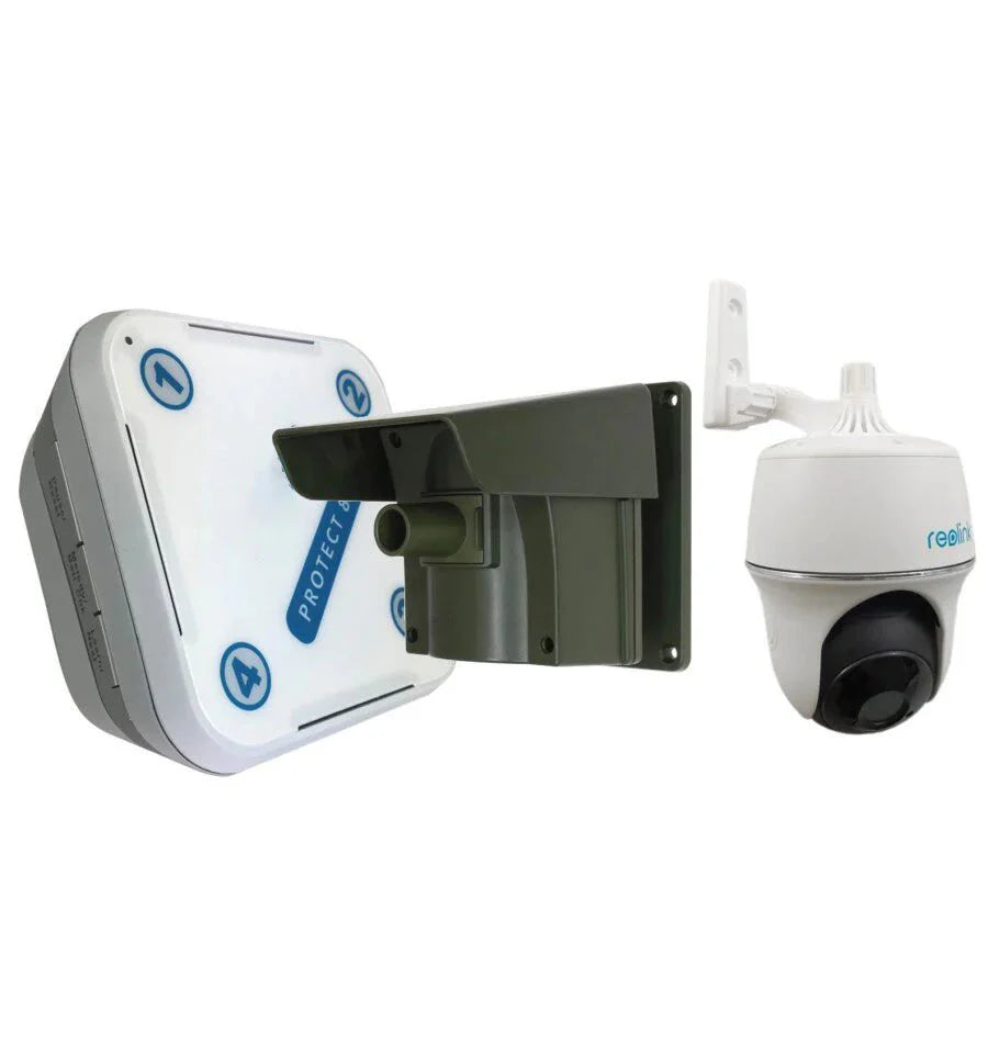 Driveway Alert & Battery Wi-Fi Pan & Tilt Camera Home Kit