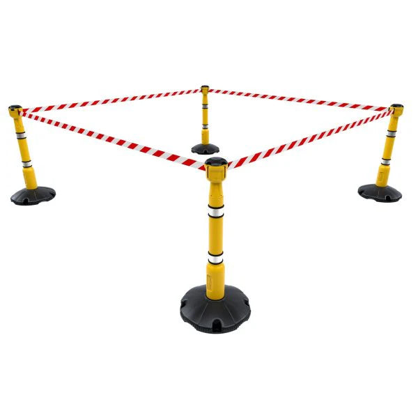 36m Premium Retractable Safety Barrier Kit (KIT05) – Professional Indoor & Outdoor Crowd Control