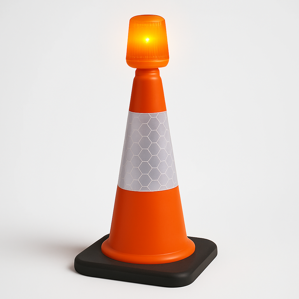 LED Traffic Cone Safety Lamp – High-Visibility, Durable & Auto-Activated