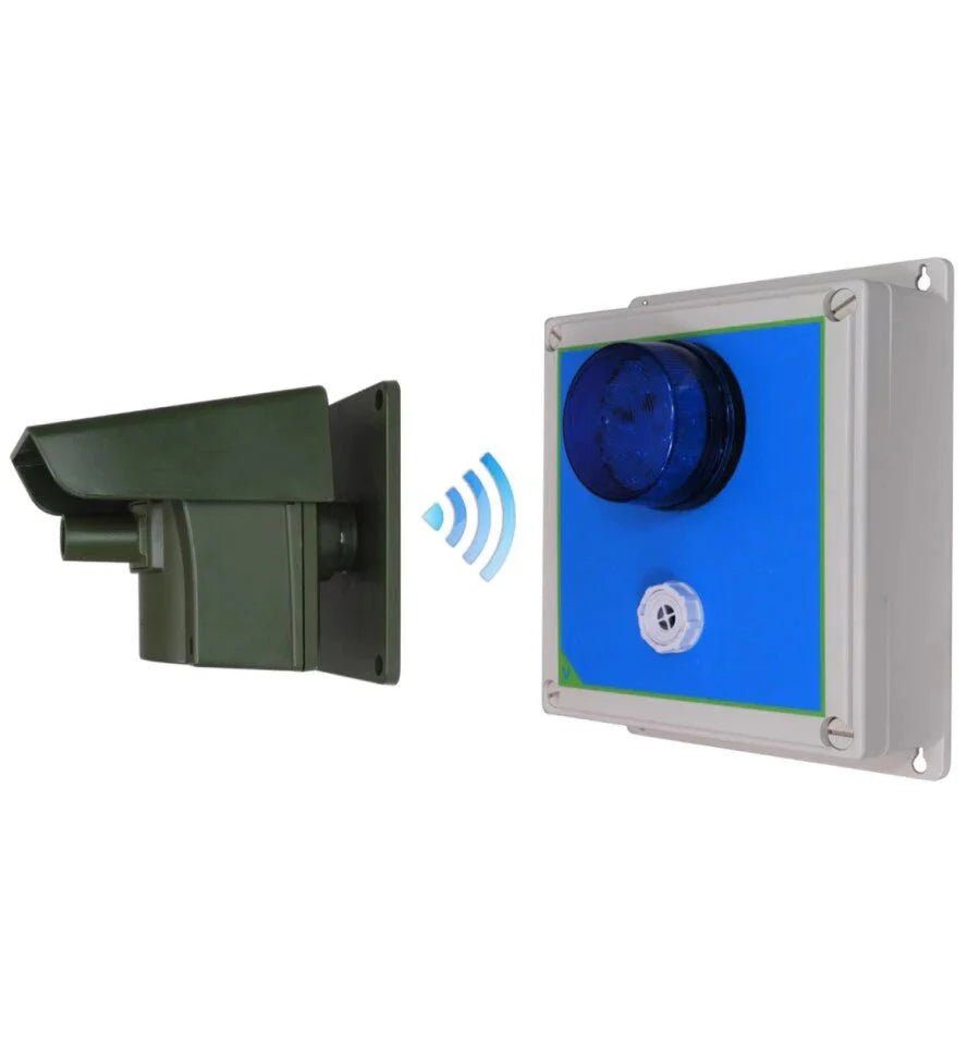 Protect 800 Long-Range Wireless Driveway Alarm – Outdoor Siren & Flashing LED Receiver